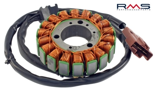 STATOR (NAMOTAJI ) APRILIA ATLANTIC/SCARABEO, GILERA NEXUS, MALAGUTI SPIDERMAX GT, PIAGGIO BEVERLY/GTS/XEVO/X8/X9 <BR> RMS: 246350112