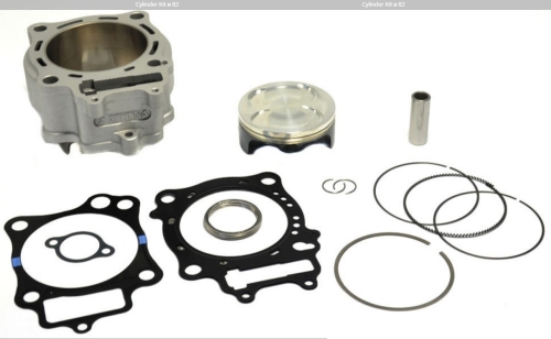 SET CILINDAR, KLIP, KARIKE, OSOVINA KLIPA, OSIGURAČI, SET BRTVI - ATHENA <br>* HONDA CRF 250R 10-13- 82 MM (+ 5,20MM = 284 CCM)