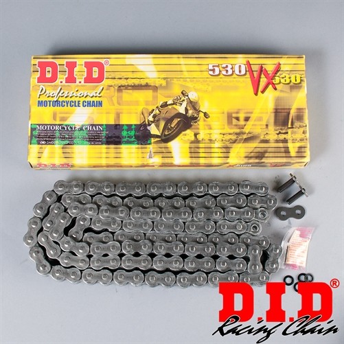 LANAC DID (50) 530 VX / X-RING / OTVOREN SA SPOJNICOM / 110 LINKA <BR>* ZA MOTOCIKLE DO 1000 CCM