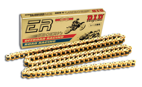LANAC DID 520 ERV3 / X-RING ZLATNI / OTVOREN SA SPOJNICOM / 118 LINKOVA <BR>* ZA ENDURO RACING DO 750 CCM