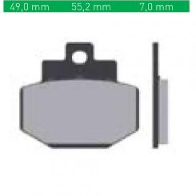 DISK PLOČICE (PAKNE) - ŠIFRA SN662 <BR>* MARKA : SINTER <BR>* MATERIJAL : ORGANIC (ORGANSKE)