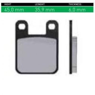 DISK PLOČICE (PAKNE) - ŠIFRA SN650 <BR>* MARKA : SINTER <BR>* MATERIJAL : ORGANIC (ORGANSKE)