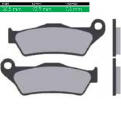 DISK PLOČICE (PAKNE) - ŠIFRA SN625 <BR>* MARKA : SINTER <BR>* MATERIJAL : ORGANIC (ORGANSKE)