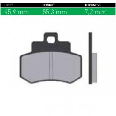 DISK PLOČICE (PAKNE) - ŠIFRA SN665 <BR>* MARKA : SINTER <BR>* MATERIJAL : ORGANIC (ORGANSKE)