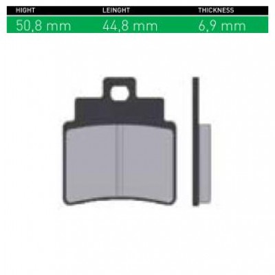 DISK PLOČICE (PAKNE) - ŠIFRA SN666 <BR>* MARKA : SINTER <BR>* MATERIJAL : ORGANIC (ORGANSKE)