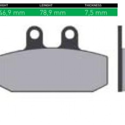 DISK PLOČICE (PAKNE) - ŠIFRA SN616 <BR>* MARKA : SINTER <BR>* MATERIJAL : ORGANIC (ORGANSKE)
