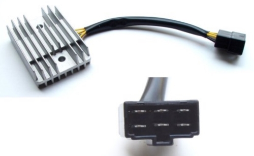 REGULATOR NAPONA (REGLER) KAWASAKI EL 250 (1988-2003), ER-5 (1997-2005), GPZ 500S (1987-2005), KLE 500 (1991-2007) <br> TOURMAX: RGU-418