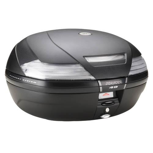 KOFER - KAPPA MONOKEY K49NT 47 LIT <BR>* MAT CRNI / BIJELI KATADIOPTERI