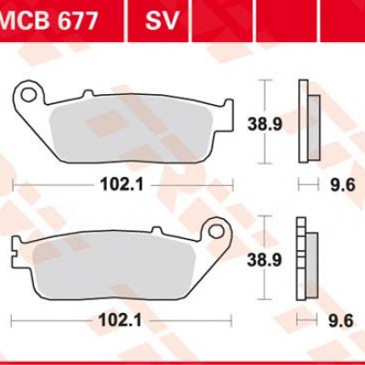 DISK PLOČICE KOČIONE PREDNJE ORGANIC HONDA <br> (TRW: MCB677)