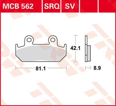 DISK PLOČICA MOTOC. TRWMCB562