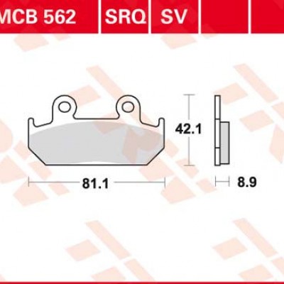DISK PLOČICA MOTOC. TRWMCB562