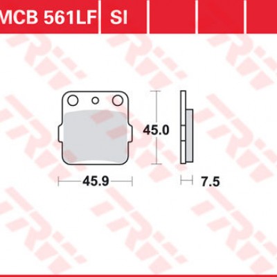 DISK PLOČICA MOTOC. TRWMCB561LF