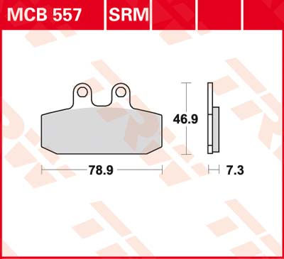 DISK PLOČICA MOTOC. TRWMCB557SR