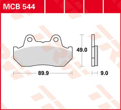 DISK PLOČICA MOTOC. TRWMCB544
