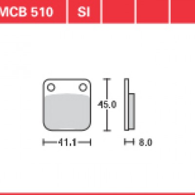 DISK PLOČICA MOTOC. TRWMCB510