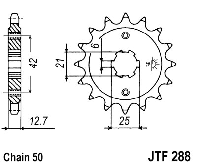 LANČANIK PREDNJI JT 18Z