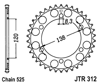 LANČANIK JT JTR312 