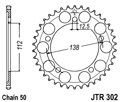 LANČANIK JT JTR302 