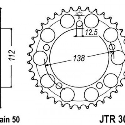 LANČANIK JT JTR302 