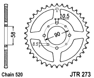 LANČANIK JT JTR273 