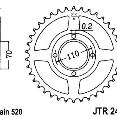 LANČANIK JT JTR247 