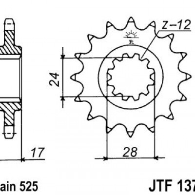 LANČANIK JT JTF1371 