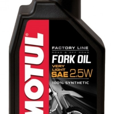 MOTUL FORK OIL FACTORY LINE VERY LIGHT 2.5W /  ULJE ZA PREDNJE VILICE I AMORTIZERE SAE 2.5W <BR>* 1 LITRA