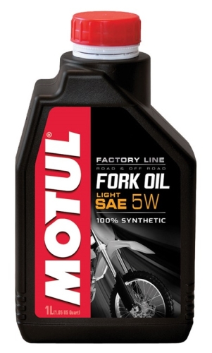 MOTUL FORK OIL FACTORY LINE LIGHT 5W / ULJE ZA PREDNJE VILICE I AMORTIZERE SAE 5W / 1 LITRA