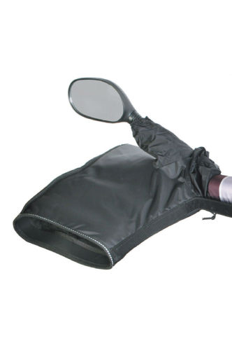 Nylon Hand Grip Covers for handlebars with bar end  weight and mirrors Black 