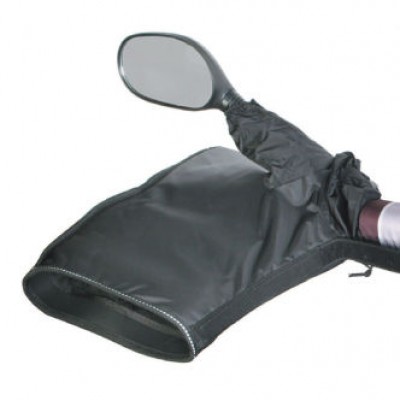 Nylon Hand Grip Covers for handlebars with bar end  weight and mirrors Black 