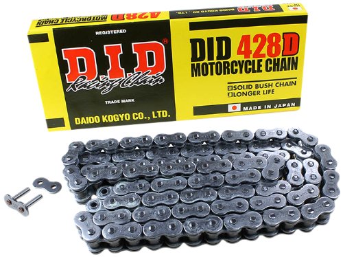 LANAC DID 428D BEZ O-RINGA 118 LINKOVA OTVOREN SA SPOJNICOM <BR>* ZA MOTOCIKLE DO 125 CCM