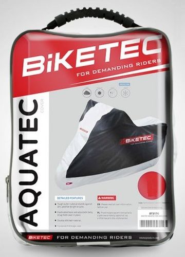 PREKRIVAČ / NAVLAKA / CERADA VODONEPROPUSNA ZA MOTOCIKL, SKUTER - BIKETEC AQUATEC <br> VELIČINA: L