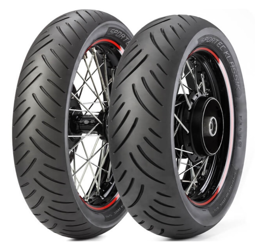 GUME 110/70-17 54H + 130/70-17 62H METZELER SPORTEC KLASSIK DOT 2018