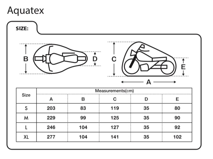 PREKRIVAČ / NAVLAKA / CERADA ZA MOTOCIKL, SKUTER ZA UNUTARNJU UPOTREBU PROZRAČNA (INDOOR / BREATHABLE) OXFORD DORMEX <br> VELIČINA: XL