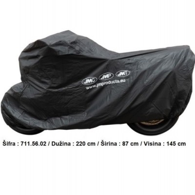 PREKRIVAČ / NAVLAKA / CERADA VODONEPROPUSNA ZA MOTOCIKL, SKUTER VISOKE KVALITETE (JMP) <br> VELIČINA: M