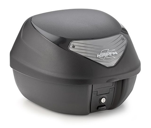 KOFER KAPPA 29 LIT MAT CRNI S PROZIRNIM (BIJELIM) KATADIOPTEROM I MONOLOCK PLOČOM (K29NT)