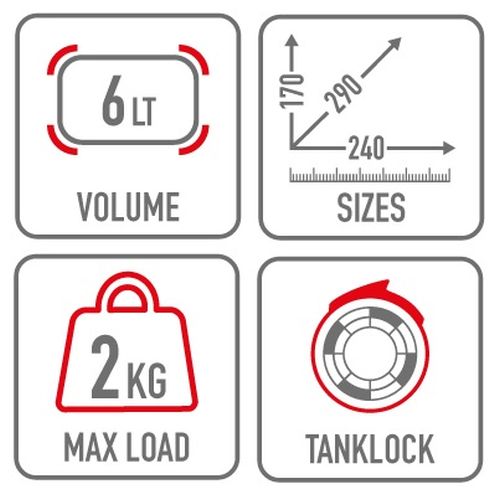 TANK TORBA ZA REZERVOAR 6 LIT GIVI TANKLOCK ST611B