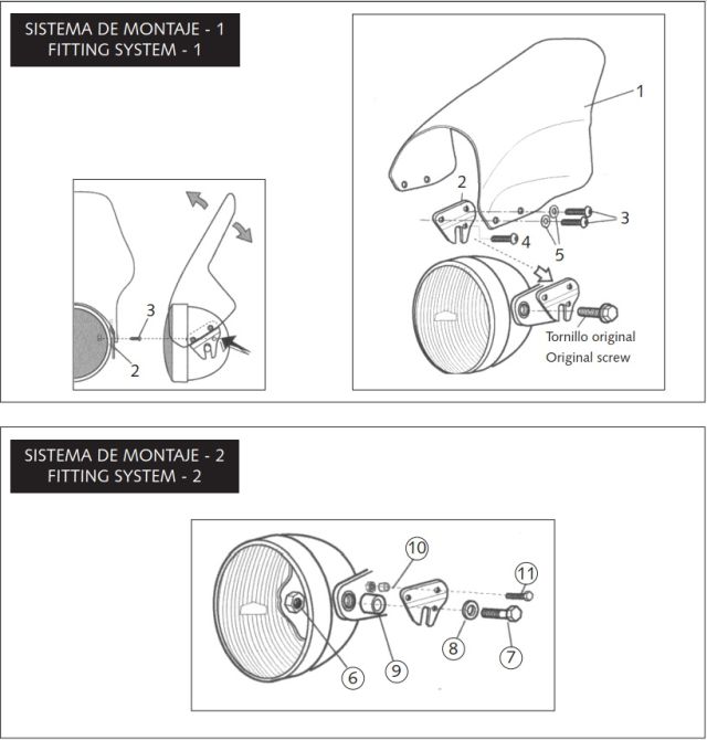 VJETROBRAN / VIZIR ZA NAKED MOTOCIKLE UNIVERZALNI ZATAMNJEN (DARK SMOKE) VISINA: 345 MM, ŠIRINA: 320 MM (PUIG: 0869F)