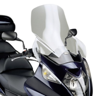 VJETROBRAN / VIZIR ZA SKUTER HONDA SILVER WING FJS 400 (2006-2009), FJS 600 (2001-2009), VISINA: 63 CM, ŠIRINA: 60 CM (10 CM VIŠI OD ORIGINALNOG) <br> GIVI: 214DT
