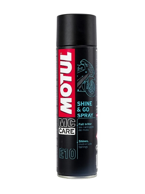 MOTUL SHINE&GO E10 SREDSTVO ZA POLIRANJE PLASTIČNIH DIJELOVA I OBNAVLJANJE BOJE NAKON PRANJA POD VISOKIM PRITISKOM <br>*NA BAZI SILIKONA