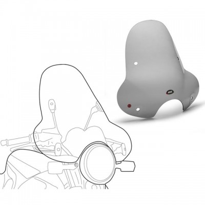 VIZIR / VJETROBRAN GIVI A31 ZATAMNJEN (SMOKED) <br> VISINA: 50 CM / ŠIRINA: 61,5 CM