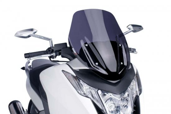 VIZIR HONDA NC 700D / NC 750D INTEGRA ZATAMNJEN (DARK SMOKE) <br> VISINA: 51 CM, ŠIRINA: 37 CM <br> 9 CM VIŠI OD ORIGINALNOG VIZIRA (6283F)