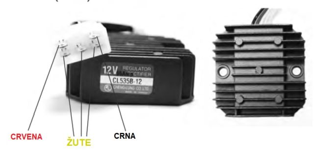 REGULATOR NAPONA (REGLER) SUZUKI / YAMAHA (55A) SH535B-12 (CL535B-12)