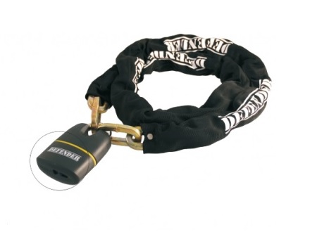 LANAC ZA ZAKLJUČAVANJE MOTOCIKLA / SKUTERA RMS DUŽINA 150 CM DEBLJINA KARIKE 10 MM (288000630)