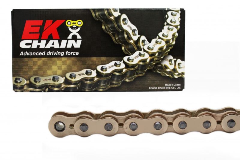 LANAC POGONSKI ENUMA CHAIN EK 530 ZVX3 NX-RING ZLATNI 118 LINKOVA / 48,9 KN <br> (LANAC ZA EKSTREMNO SNAŽNE MOTOCIKLE)