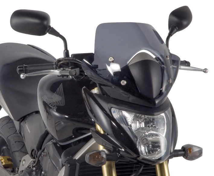 VIZIR / VJETROBRAN ZA MOTOCIKL HONDA CB 600F HORNET (BEZ ABS-a) 2007-2010,  ZATAMNJEN, VISINA 33,5 CM / ŠIRINA: 40,5 CM <br> GIVI: A309