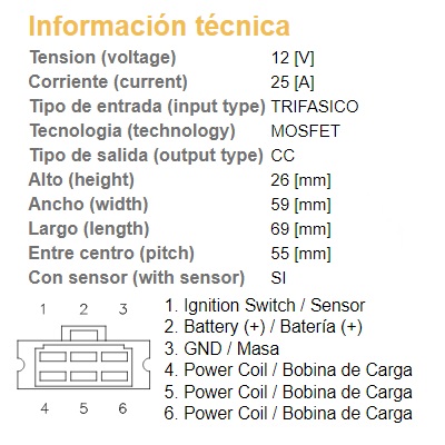 REGULATOR NAPONA (REGLER) KAWASAKI EL / EN / EX / GPZ / GT / KLE / KZ / Z / ZZR <br> (21066-1030) SH530-12K / DZE: 2068