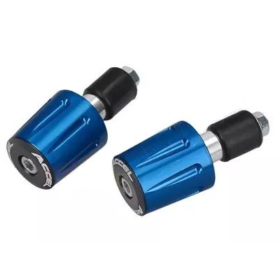 UTEZI ZA UPRAVLJAČ / VOLAN MOTOCIKLA PROMJERA 22 MM, MATERIJAL: ALUMINIJ, BOJA: PLAVA <BR> (ACCEL: BEC14BL)