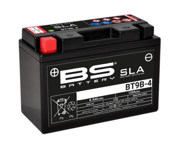 AKUMULATOR / BATERIJA YT9B-4 / 12V 8AH, DIMENZIJE: 150x69x105 MM <br> BS BATERY:BT9B-4