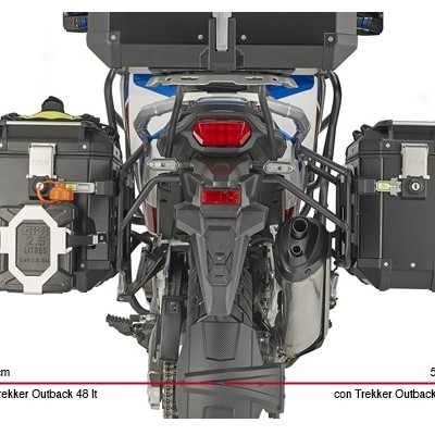NOSAČI / DRŽAČI BOČNIH KOFERA HONDA CRF 1100L AFRICA TWIN 2020-2024 <br> (KLO1178CAM) GIVI: PLO1178CAM